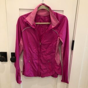 Lululemon Pink Zip Up Windbreaker